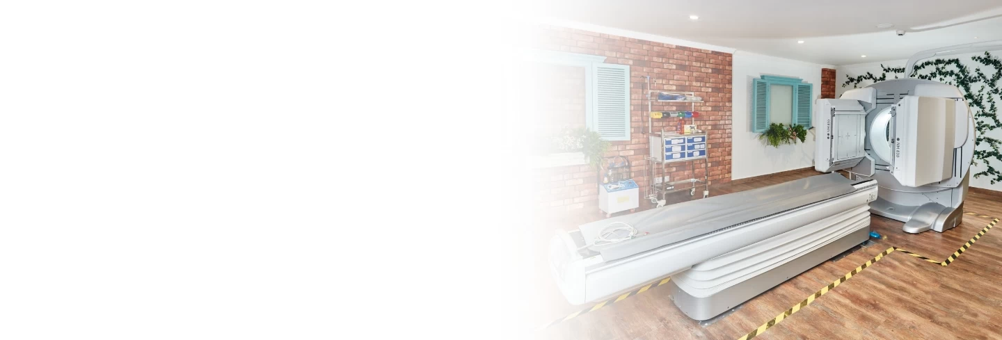Gamma Camera Imaging Banner at Mahajan Imaging & Labs