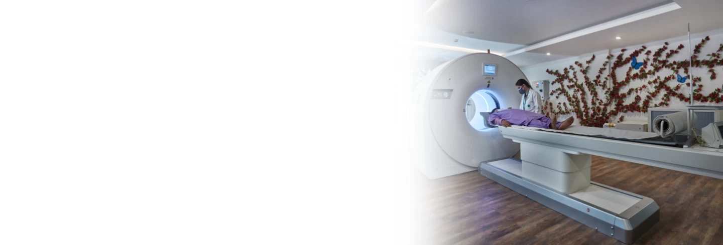 PET-CT Scan Banner at Mahajan Imaging & Labs